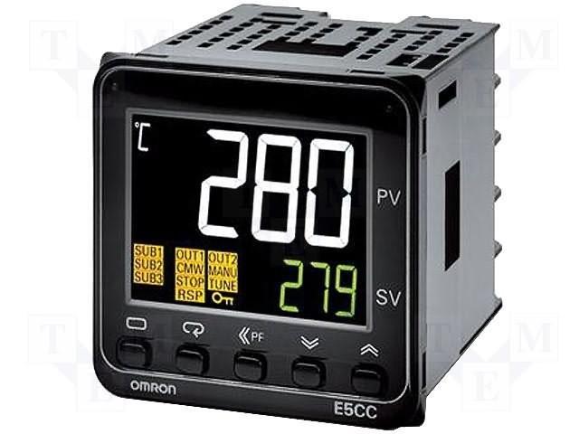 Controlador temperatura SSR E5CC